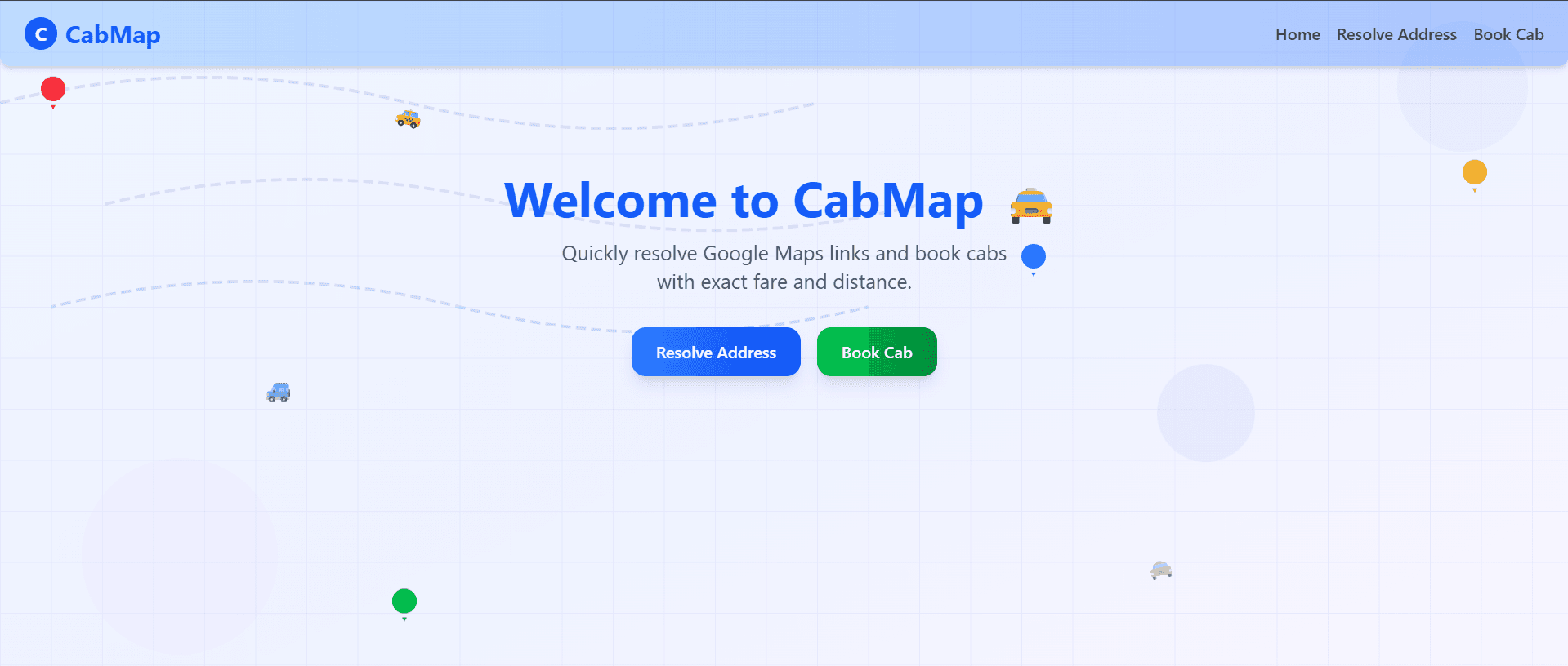 Cab Map
